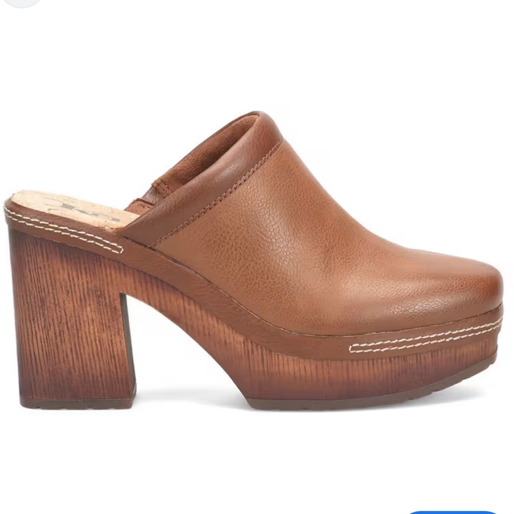 KORKS LORI BLOCK HEELED CLOGS - image 1